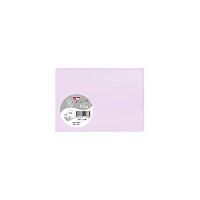 Imagen de Clairefontaine 11378C Un paquet de 25 cartes Pollen 11x15,5 cm 210g, Lilas