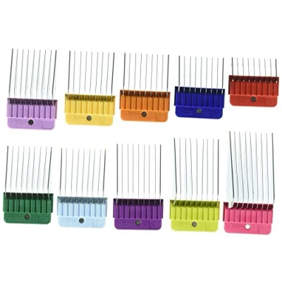 Imagen de Oster 10 piezas de acero inoxidable Pet Clipper guía Kit peine (078936 100 000)