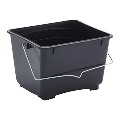 Imagen de ProDec Cubo de plástico 2,5 litros (0,5 galones), 100% Reciclado con asa Transporte Metal para Todo Tipo Pintura y Pasta, Adecuado Mini Rodillos 4 Pulgadas
