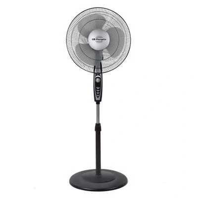 Imagen de ORBEGOZO VENTILACIÓN SF 3347 Ventilador de pie, 3 velocidades ventilación, Temporizador, aspas, Altura Regulable, 50 W, plastico/Metal, Negro