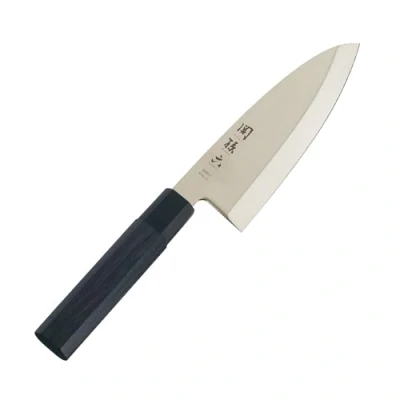 Imagen de KAI Seki Magoroku Kinju y Hekiju Deba 16,5 cm longitud de la hoja 8A solid &amp; SUS420J2 58 56 (±1) HRC Hecho a mano madera Pakka plástico PP cuchillo japonés en Japón