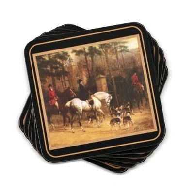 Imagen de Portmeirion Home &amp; Gifts Tally Ho Posavasos (6 m), Multicolor