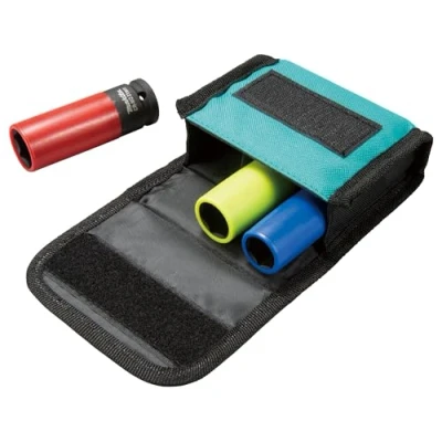 Imagen de Makita E 12354 Juego de Llaves Vaso para Tuercas Rueda Profunda, Multicolor