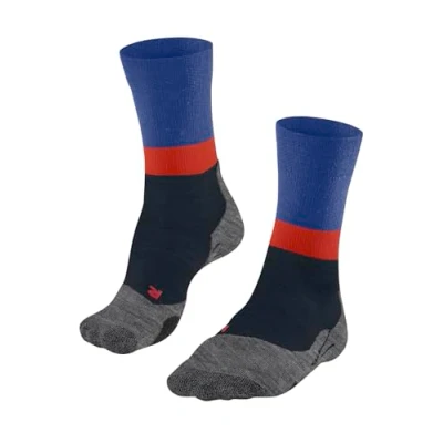 Imagen de FALKE TK2 Explore M SO lana hilo funcional anti ampollas gruesa 1 par, Calcetines para senderismo Hombre, Azul (Cobalt 6118), 39 41