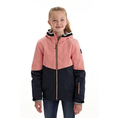 Imagen de Killtec Chaqueta funcional para niña de esquí con capucha y paranieves. palisandro 152 cm