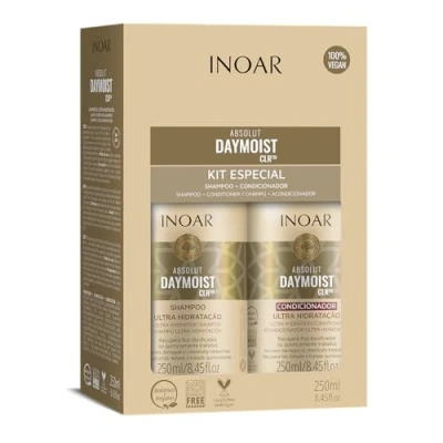 Imagen de Inoar Dúo Daymoist Champú y Acondicionador Alisado de Queratina 1 Pack