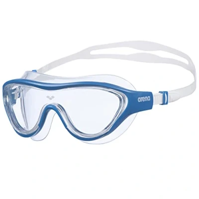 Imagen de arena Gafas de natación para adultos The One Mask, antivaho, unisex, máscara con lentes anchas, protección UV, soporte nasal autoajustable