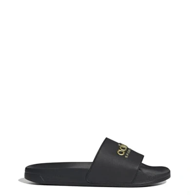 Imagen de adidas Adilette Shower Slides, Chanclas Unisex adulto, Coreblack Mattegold, 53 1/3 EU