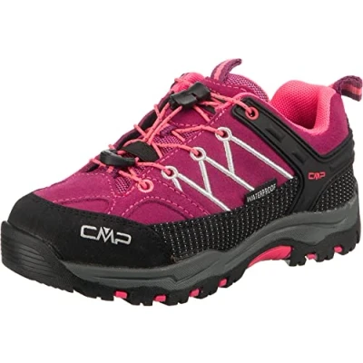 Imagen de CMP Kids Rigel Low Trekking Shoes WP, Zapatos, Mora Rosa flúor, 30 EU