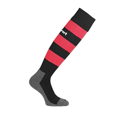Imagen de Uhlsport Team Pro Essential Stripe Socks Calcetines, Hombre, negro/rojo, 37 40