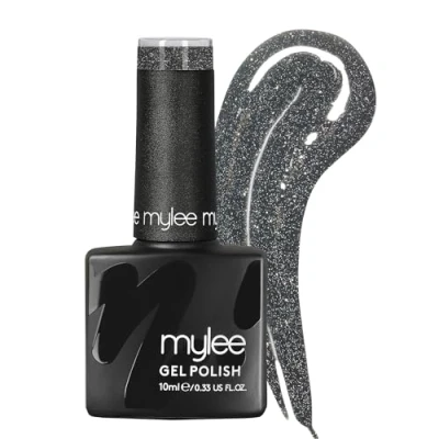 Imagen de Mylee Esmalte de Uñas Gel Semipermanente Reflexivo 10ml [GoLightly] UV/LED Nail Art Manicure Pedicure para Uso Profesional y Doméstico [Spotlight Range] Larga Duración Fácil Aplicar