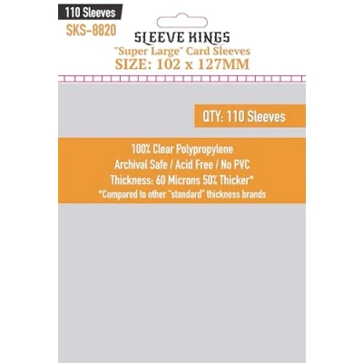 Imagen de Sleeve Kings Mangas súper grandes (102 x 127 mm) 110 unidades, 60 micras