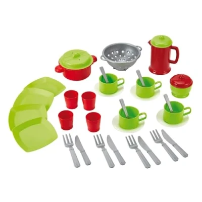 Imagen de Ecoiffier Juguetes 2640 Bolsa de Cocina surtida 100% Chef 35 Piezas A Partir 3 años Origen Francia Garantizado, Multicolor, 18m+ (2640)
