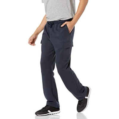 Imagen de Amazon Essentials Pantalón Deportivo Cargo de Forro Polar Hombre, Azul Marino, XS