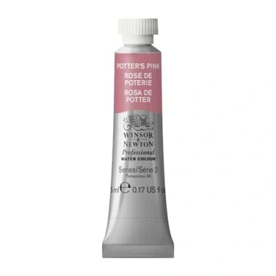 Imagen de Winsor &amp; Newton Acuarela Profesional Pintura De Acuarela, Alta Luminosidad, Resistente a la Luz, Calidad Archivo, Tubo 5ML, Color Rosa Potter