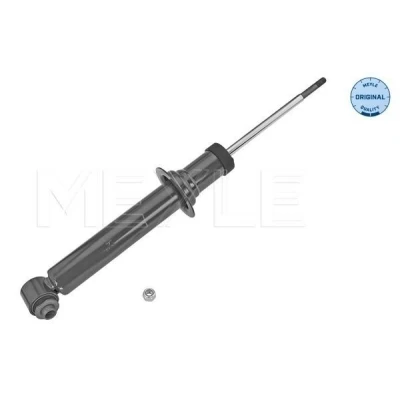Imagen de MEYLE 326 725 0035 Amortiguador Eje trasero Presión de gas Bitubular con asiento muelle Espiga arriba, Anillo inferior BMW: 5 Berlina