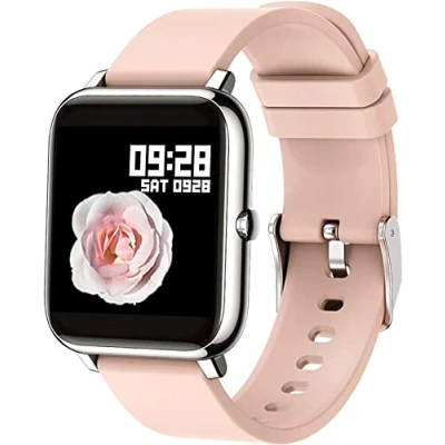 Imagen de Popglory Smartwatch Recibir Whatsapp y Notificación Llamadas, Reloj Inteligente Mujer Presión Arterial Oxígeno Sanguíneo Ritmo Cardíaco, Pulsera Actividad Hombre