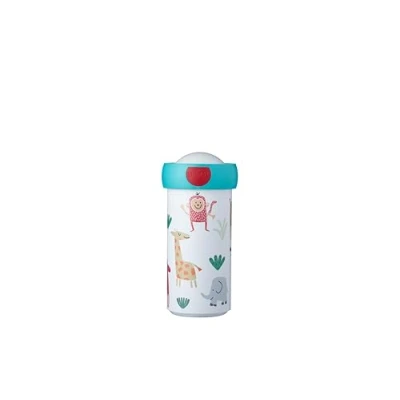 Imagen de Mepal Vaso Escolar Campus de Bebida Taza a Prueba Fugas para Niños Reutilizable Sin BPA y apto Lavavajillas 300 ml Animal Friends