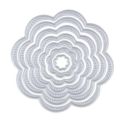 Imagen de Rayher Plantillas flores troquelado, 7 ud, 1,1 7,4 cm ø, Scrapbooking y manualidades, 50287000