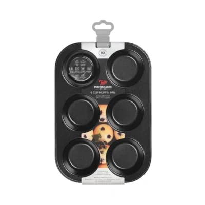 Imagen de Tala Cooking Molde para Muffins, Acero, Negro, 3.5x18.5x31 cm