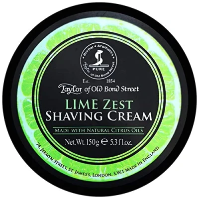 Imagen de Crema de Afeitar Lime Zest Taylor Of Old Bond Street 150gr