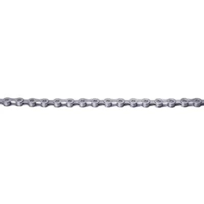Imagen de M Wave Tenspeed Cadena de Bicicleta velocidades, Compatible con Shimano/Sram/Campagnolo, 116, 1/2&quot; x 11/128&quot;, Recubrimiento antioxidante, Incluye eslabón Cierre, Unisex Adulto, Plata, 10 fach