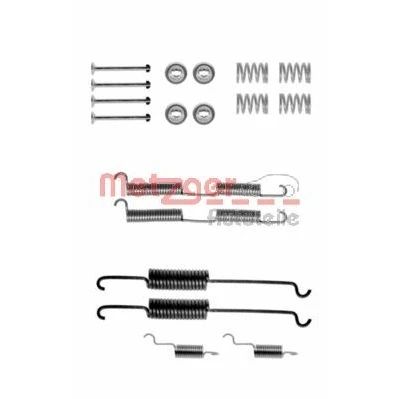 Imagen de METZGER 105 0727 Juego de accesorios, zapatas freno MERCEDES BENZ: MB 100 Camión plataforma/Chasis