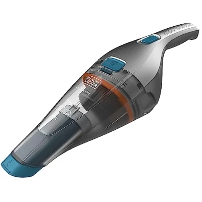 Imagen de Black+Decker Aspirador de Mano 7.2V, batería Litio 1.5Ah, acción ciclónica, autonomía 8 min, Capacidad 385 ml, Incluye: Base Carga, Boquilla Estrecha y Cepillo, NVC215WA