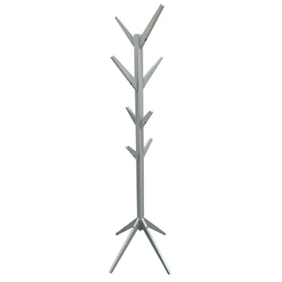 Imagen de HOME DECO FACTORY Árbol gris de 178 cm, mueble perchero con perchero, madera y tablero fibra densidad media