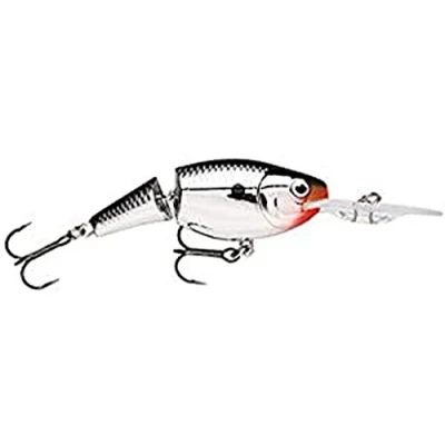 Imagen de RAPALA Jointed Shad Rap Material Cuerpo Ligero y Resistente Señuelo Pesca de Agua Dulce, Unisex Adult, Chrome, 9cm/25g