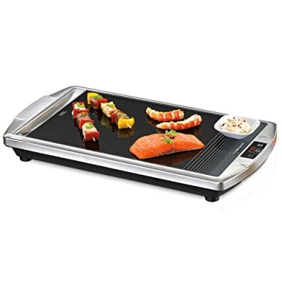 Imagen de Rommelsbacher CG 2308/TC Plancha eléctrica de cocina (Ceran, controles táctiles, 2000 W)