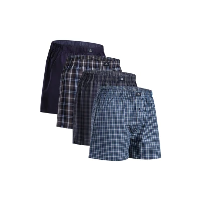 Imagen de Danish Endurance 4 PACK Casual Boxer, Hombre, Talla: Small, Multicolor/blue/grey