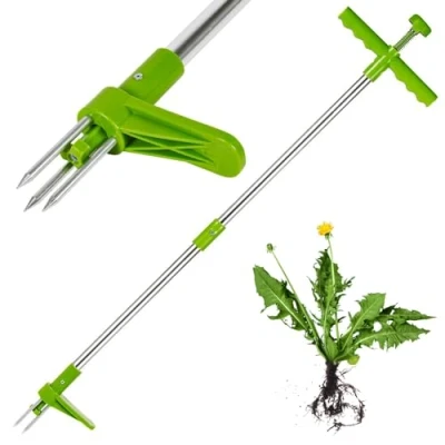 Imagen de GEEZY Extractor de malezas Acero Twister Claw Removedor Deshierbe Root Killer Herramienta Mano jardín