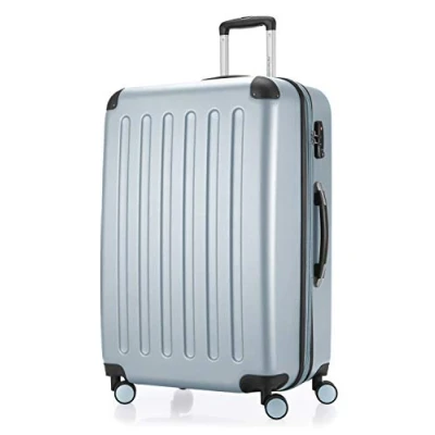 Imagen de Hauptstadtkoffer Spree Maleta rígida, Trolley expandible, Equipaje de Viaje, 4 Ruedas Dobles, TSA, 75 cm, 119 litros, Piscina Azul