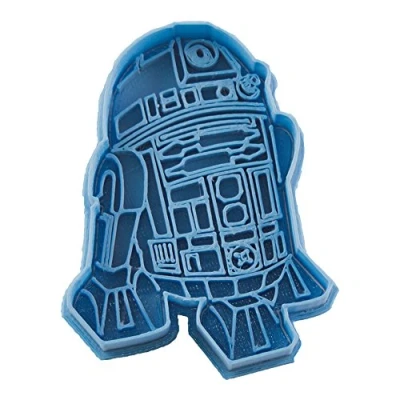 Imagen de Cuticuter Star Wars R2D2 Cortador de Galletas, Plástico, Azul, 8x7x1.5 cm