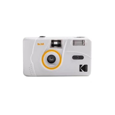 Imagen de KODAK DA00244 Cámara Reutilizable M38 35mm, Lente, Flash Integrado, batería AA, Color Gris