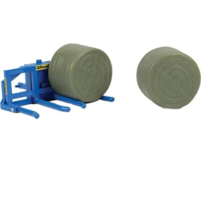 Imagen de Britains Levantador de pacas Fleming 1:32, accesorios juguete para tractor, compatible con tractores a escala animales granja y juguetes, adecuado coleccionistas niños partir 3