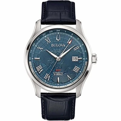 Imagen de Bulova Reloj Analógico para Hombres de Automático con Correa en Cuero 96B385