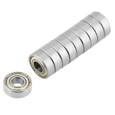Imagen de 10 piezas/juego 440C 696ZZ Rodamientos de bolas acero inoxidable skate ranura profunda 6 x 15 5mm para máquina herramienta equipo electrónico