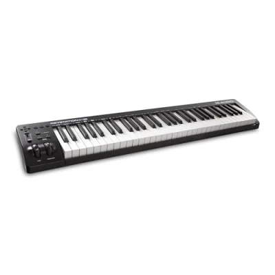 Imagen de M Audio Keystation 61MK3 Teclado Controlador MIDI Compacto de 61 teclas con controles asignables, ruedas cambio tono / modulación, conectividad Plug and Play (Mac/PC) y software incluida
