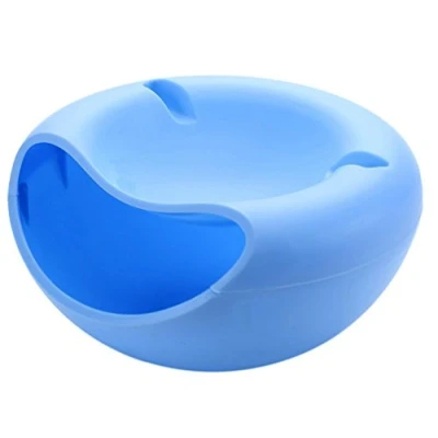Imagen de Snack Cuenco para servir de bol aperitivos, nueces, núcleos con teléfono móvil soporte Azul