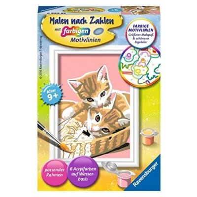 Imagen de Ravensburger Animal CreArt 29686 Pintura por números para niños a Partir de 9 años, Color Blanco (296866)