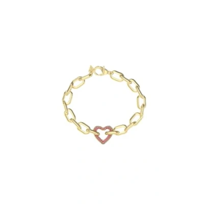 Imagen de Guess Beloved Pulsera Yellow goldcoloured/pink, Mujer, Talla: Small, gold coloured/pink