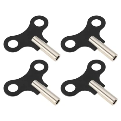 Imagen de SG Store 4 Piezas Llave de Cuerda Reloj Herramienta Reparación Agujero Cuadrado 4,5 Mm Compatible con Ridgeway Howard Miller