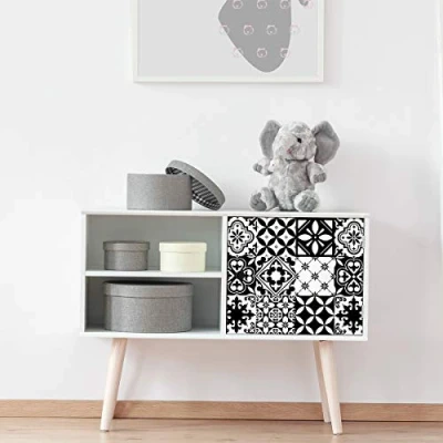 Imagen de Ambiance Sticker col tiles mob RJ A735_10x10cm Pegatinas Adhesivas de Azulejos, Vinilo, Modelo 6, H40 x L60 cm