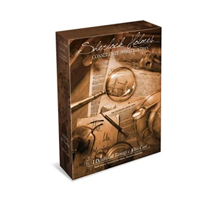 Imagen de Asmodee, Sherlock Holmes Asesor Investigativo: Los Crimes del Támesis y Otros Casos, Juego de Mesa Investigativo, 1 8 Jugadores, 14+ Años, Edición en Italiano