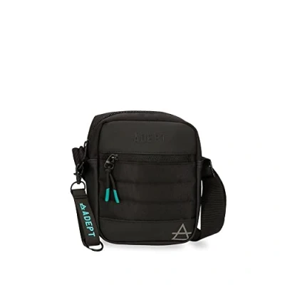 Imagen de Adept Dmas Bandolera Negro 15x19,5x6 cms Poliéster y PU