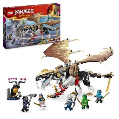 Imagen de Lego Ninjago Dragón Maestro Egalt de Juguete con 5 Minifiguras Ninjas Espada para el Juego Batallas, Regalo Niños y Niñas 8 Años o Más 71809