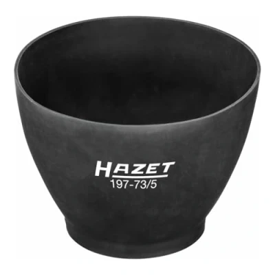 Imagen de Hazet Juego de vasos escayola 197 73/5, Contenido: 5 escayola, Mezcla vaso goma blanda los restos dura se pueden romper fácilmente
