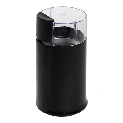 Imagen de MOLINILLO DE CAFÉ ELECTRICO 50 60 GRAMOS 160W CUCHILLAS RECIPIENTE ACERO INOXIDABLE ESPECIAS SECAS (NEGRO)